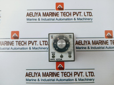 Idec Gt3A-1Af20 Electronic Timer With Base Sr2P-06B 10A 300V Idec Gt3A-1Af20 Electronic Timer With Base Sr2P-06B 10A 300V
