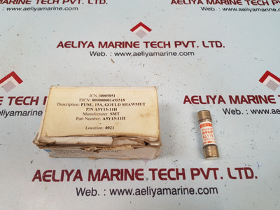 Lot Of 12X Gould Shawmut A5Y15-11H Fuse 15A electronics inc Lot Of 12X Gould Shawmut A5Y15-11H Fuse 15A electronics inc