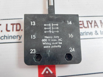 Abb Auxiliary Contact Interlock 600V Max. Ac Abb Auxiliary Contact Interlock 600V Max. Ac