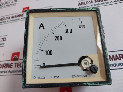 Electrovision 300/5A Ammeter 0-300/1500A Electrovision 300/5A Ammeter 0-300/1500A