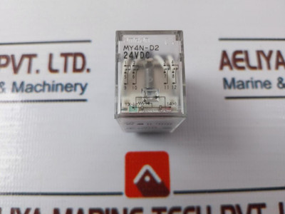 Lot Of 3X Omron My4N-d2 Relay 24Vdc