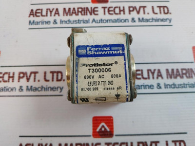 Ferraz Shawmut T300006 Protistor Fuse 500A 690Vac Ferraz Shawmut T300006 Protistor Fuse 500A 690Vac