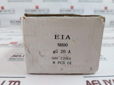 Eia Nh-00/00C Eurofuse Gl-gg 120Ka 20A 500V Eia Nh-00/00C Eurofuse Gl-gg 120Ka 20A 500V