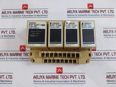 Omron 61F-g3T-mx Floatless Level Switch With 61F-11 Tmx/ 61F-11 Relay Unit Omron 61F-g3T-mx Floatless Level Switch With 61F-11 Tmx/ 61F-11 Relay Unit