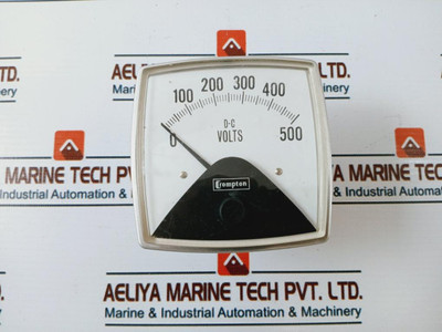 Crompton Cr016-01Va-sfsf Analog Panel Meter 0-500 D-c Volts Crompton Cr016-01Va-sfsf Analog Panel Meter 0-500 D-c Volts