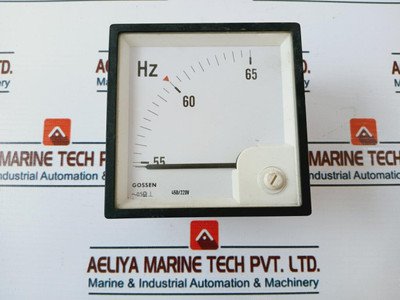 Gossen 55-65 Hz Frequency Meter 450/220V Gossen 55-65 Hz Frequency Meter 450/220V