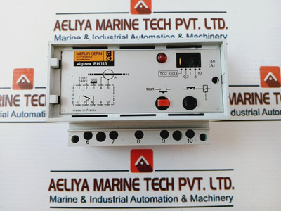 Merlin Gerin Vigirex Rh113 Earth Fault Relay Merlin Gerin Vigirex Rh113 Earth Fault Relay