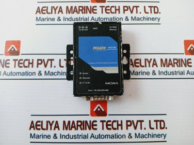 Moxa Mgate Mb3180 Modbus Ethernet/Serial Gateway Rev: 1.2 Moxa Mgate Mb3180 Modbus Ethernet/Serial Gateway Rev: 1.2