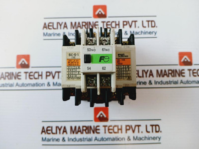 Fuji Electric Sc-5-1 Magnetic Contactor With Sz-a11 Auxiliary Contact Block Fuji Electric Sc-5-1 Magnetic Contactor With Sz-a11 Auxiliary Contact Block
