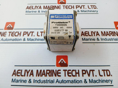 Ferraz Shawmut T300006 Protistor Fuse 690V Ac 500A.
