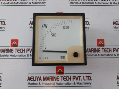 Deif 0-1000 Kw Analog Kilowatt Meter Deif 0-1000 Kw Analog Kilowatt Meter