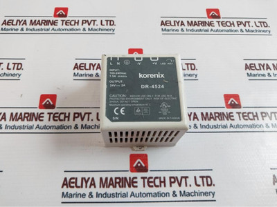 Korenix Dr-4524 Power Supply 50/60Hz Korenix Dr-4524 Power Supply 50/60Hz