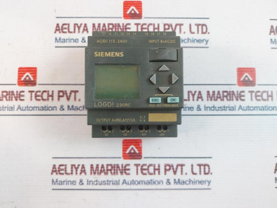 Siemens 6Ed1 052-1Fb00-0Ba6 Logic Module Logo! 230Rc Siemens 6Ed1 052-1Fb00-0Ba6 Logic Module Logo! 230Rc