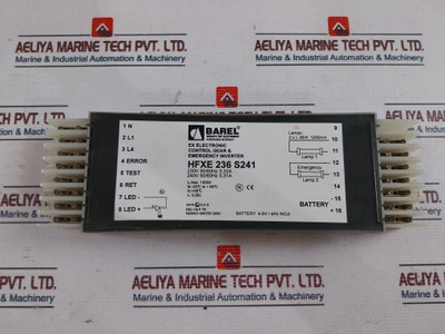 Barel Hfxe 236 S241 Control Gear & Emergency Inverter