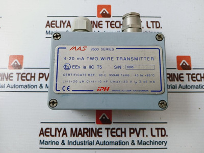 Iph Mas 2600/2P 4-20Ma Two Wire Transmitter Iph Mas 2600/2P 4-20Ma Two Wire Transmitter