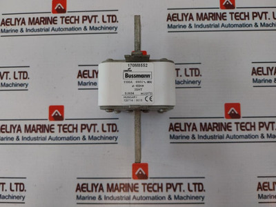 Cooper Bussmann 170M8552 Fuse Link 1100A 690V Cooper Bussmann 170M8552 Fuse Link 1100A 690V