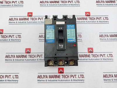 Hyundai Hbs-63C Molded Case Circuit Breaker 3 Pole 15A 660V