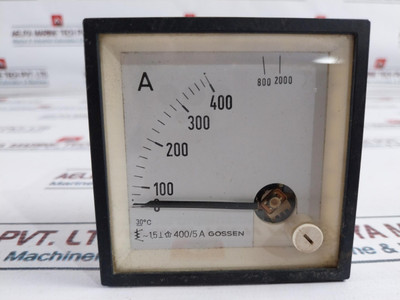 Gossen 400/5A Ammeter 0-400/2000A Gossen 400/5A Ammeter 0-400/2000A