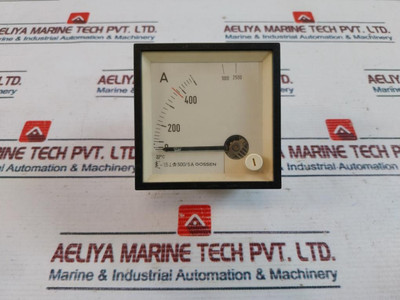 Gossen 500/5A Analog Ammeter 0-500/2500 A Gossen 500/5A Analog Ammeter 0-500/2500 A