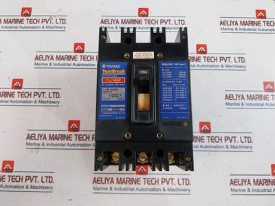 Terasaki Electric Tl-100F 3 Pole Tembreak Circuit Breaker 100A Ac220V 120Ka Terasaki Electric Tl-100F 3 Pole Tembreak Circuit Breaker 100A Ac220V 120Ka