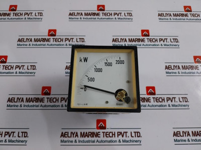 Crompton 0-2000 Kw Power Factor Meter Crompton 0-2000 Kw Power Factor Meter