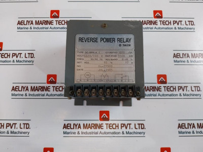 Taiyo Sc-rpr-a1 Reverse Power Relay 600/5A 6600/110V 50/60Hz