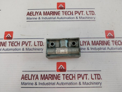 Rexroth Bosch 5340.170.000 Block Pneumatic Shuttle Valve Used