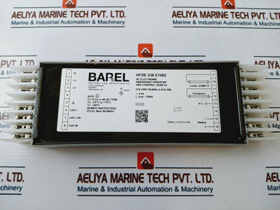 Barel Hfxe 236 E1003 Emergency Inverter And Control Gear Ex Used