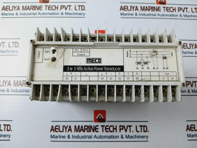 Meco Wt33 3 ϕ 3 Wire Active Power Transducer