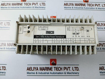Meco Wt33 3 ϕ 3 Wire Active Power Transducer