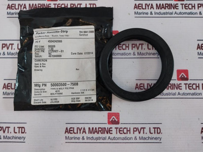 Parker Cameron 50003500-750B Type B Moly Polypak O Ring 4615 Parker Cameron 50003500-750B Type B Moly Polypak O Ring 4615