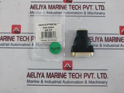Monoprice 2081 Hdmi Female To Dvi-d Single Link Female Adapter Monoprice 2081 Hdmi Female To Dvi-d Single Link Female Adapter