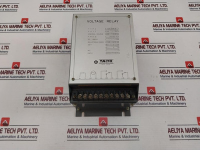 Taiyo Electric Sc-vr-a Voltage Relay Ac110V 50/60Hz Taiyo Electric Sc-vr-a Voltage Relay Ac110V 50/60Hz