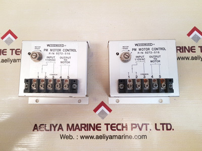 Woodward 8272-516 pm control 110vac, output to motor, 210 gm Woodward 8272-516 pm control 110vac, output to motor, 210 gm