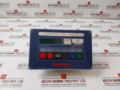 Omicron Ovs 2.1 P Vapour Alarm System Rev.1.02 Omicron Ovs 2.1 P Vapour Alarm System Rev.1.02