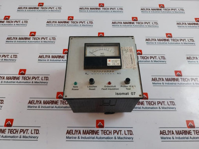 Mva Mess-und Verfahrenstechnik Isomat 07 0-250 K Ohm Isolation Mva Mess-und Verfahrenstechnik Isomat 07 0-250 K Ohm Isolation