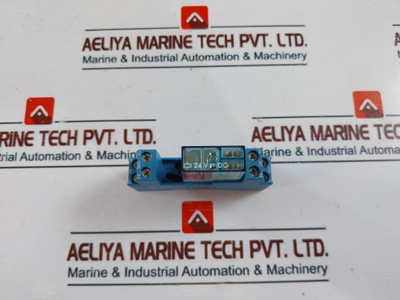 Finder 40.52 Relay With Blue Double Pole Base 5A 250V
