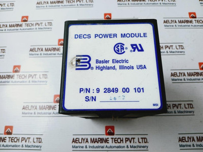 Basler Electric 9 2849 00 101 Decs Power Module Used Basler Electric 9 2849 00 101 Decs Power Module Used