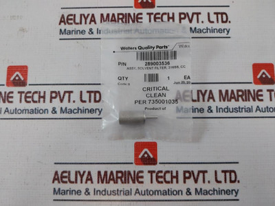 Waters 289003536 Assy, Solvent Filter, 316Ss, Cc New Waters 289003536 Assy, Solvent Filter, 316Ss, Cc New