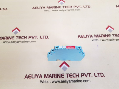 Measurement tech: mtl7187+ shunt-diode safety barrier Measurement tech: mtl7187+ shunt-diode safety barrier
