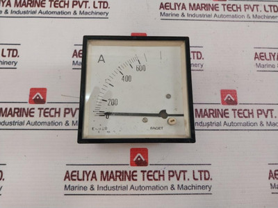 Faget 0-600A Ammeter Used Faget 0-600A Ammeter Used