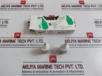 Lot Of 5X Weber Gl/Gg 6A 500V Fuse New