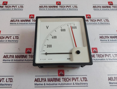 Abb 660/100V Volt Meter 0-800V Used