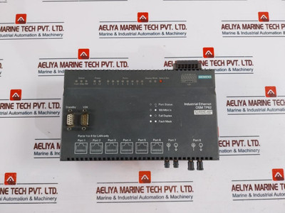 Siemens 1P 6Gk1105-2Ab00 Industrial Ethernet Optical Switch Module Osm Tp62 Used Siemens 1P 6Gk1105-2Ab00 Industrial Ethernet Optical Switch Module Osm Tp62 Used