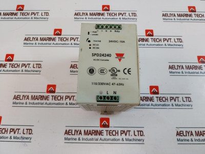 Carlo Gavazzi Spd242401 Switching Power Supply 115/230 Vac 47-63Hz 5.4/2.2A Used Carlo Gavazzi Spd242401 Switching Power Supply 115/230 Vac 47-63Hz 5.4/2.2A Used