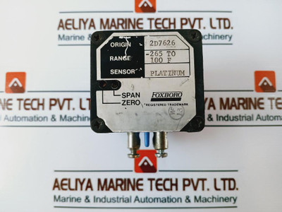 Foxboro 2D7626 Temperature Transmitter -265 To 100 F