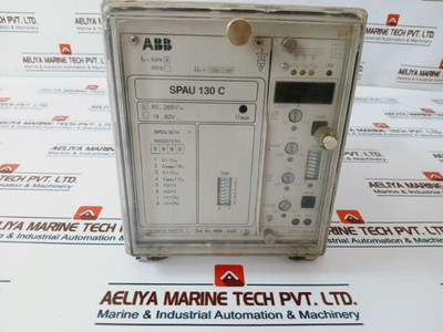 Abb Spau 130 C Three Phase Voltage Relay 1Myn 742775-a Spcu 3C14 Used Abb Spau 130 C Three Phase Voltage Relay 1Myn 742775-a Spcu 3C14 Used