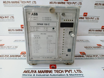 Abb Spam 150 C 1Myn745605-a Motor Protection Relay Spcj 4D34 Used Abb Spam 150 C 1Myn745605-a Motor Protection Relay Spcj 4D34 Used