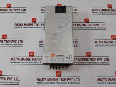 Mean Well Hrp-450-24 Switching Power Supply 100-240 Vac 6.0A 50/60Hz Used