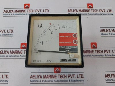 Megacon Kec115A, 3 Phase Short Circuit Guard Meter 200/240V 50/60Hz Used Megacon Kec115A, 3 Phase Short Circuit Guard Meter 200/240V 50/60Hz Used